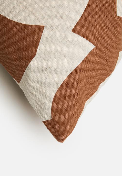 Sixth Floor - Hemming cushion cover- rust