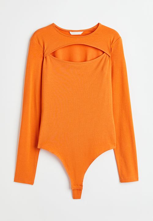 H&M - Cut-out thong body - orange