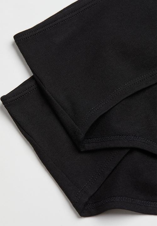 H&M - H&M+ 7 pack hipster briefs - black