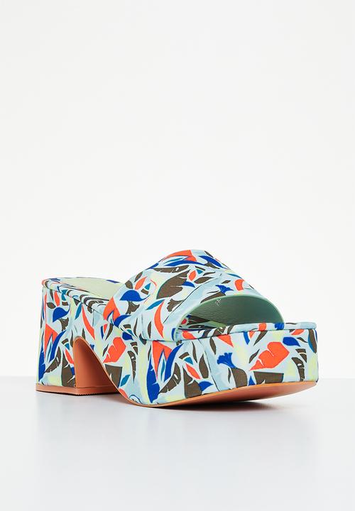 Superbalist - Farah block mule - multi blue
