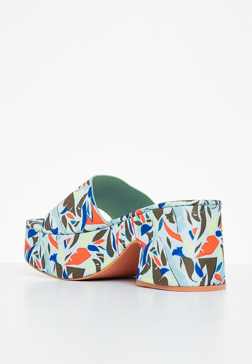 Superbalist - Farah block mule - multi blue