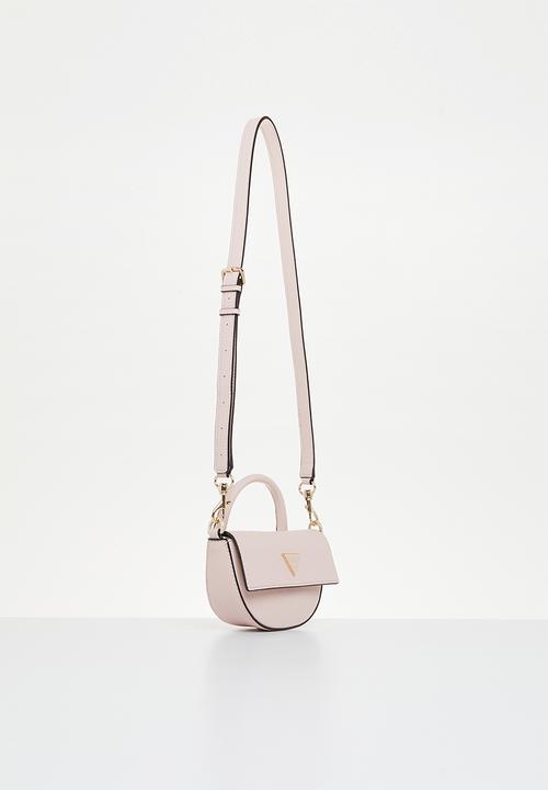 GUESS - Eco ivy mini top handle flap - light rose