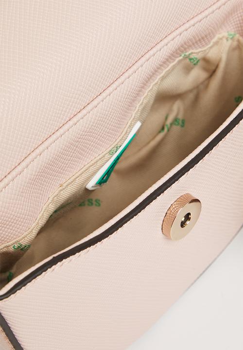 GUESS - Eco ivy mini top handle flap - light rose