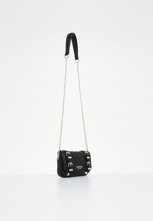GUESS - Adam mini crossbody flap - black
