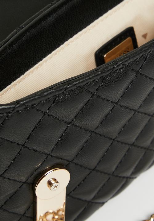 GUESS - Adam mini crossbody flap - black