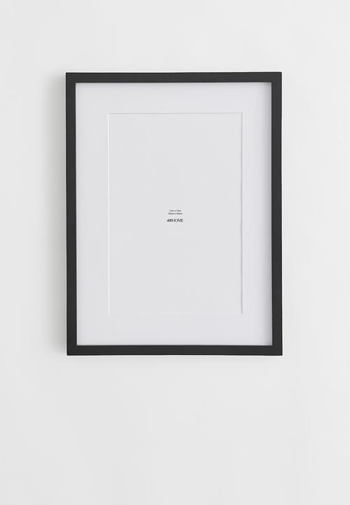 H&M - Wooden frame - black