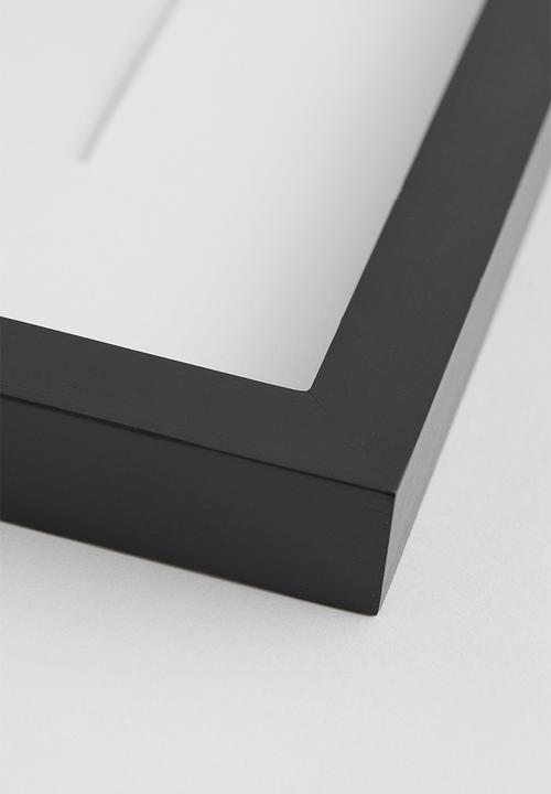H&M - Wooden frame - black