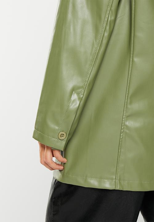 dailyfriday - Pu blazer - olive