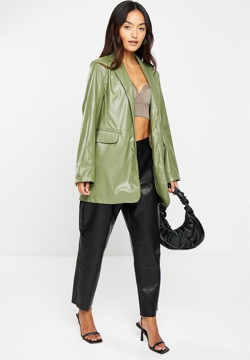 dailyfriday - Pu blazer - olive