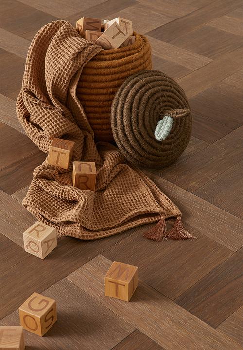H&M - Basket with a lid - brown/multi