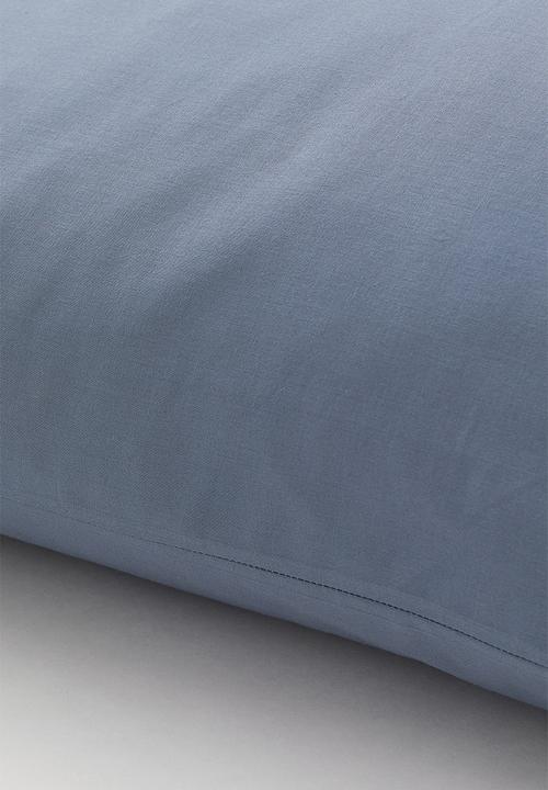 H&M - Cotton pillowcase - blue I