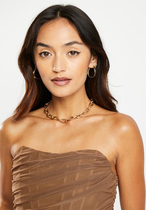 dailyfriday - Mesh corset - tan