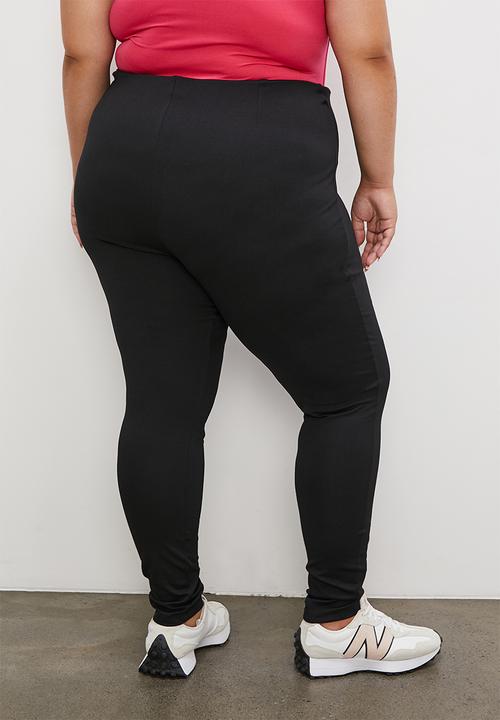 Blake - Zip detail tregging - black