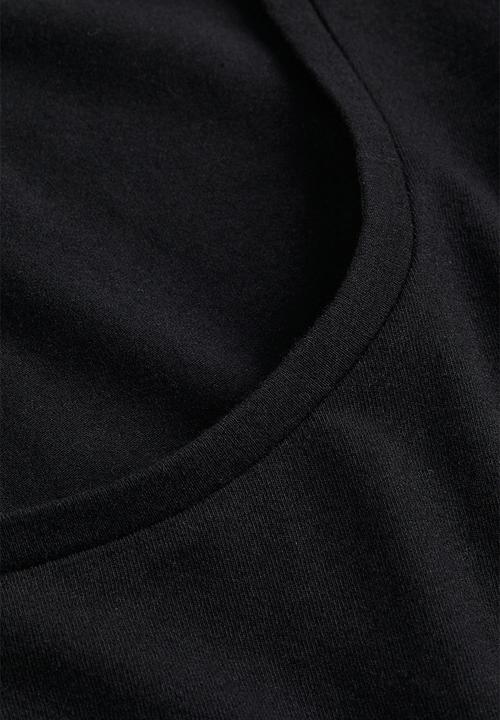H&M - Long-sleeved jersey top - black
