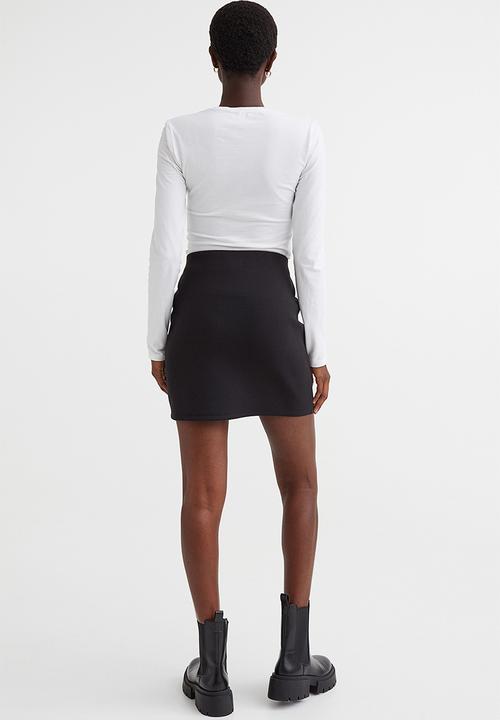 H&M - Long-sleeved jersey top - white