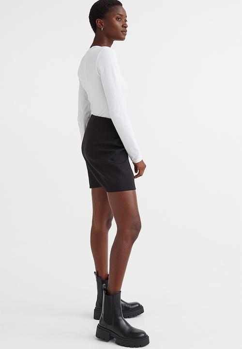 H&M - Long-sleeved jersey top - white