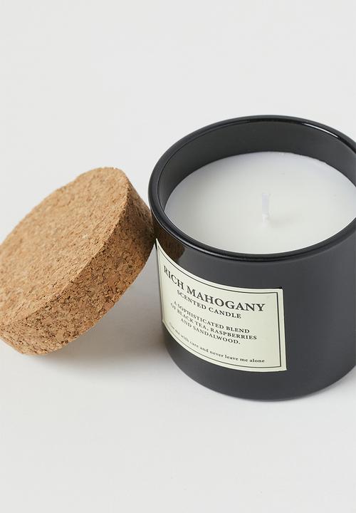 H&M - Cork-lid scented candle - black