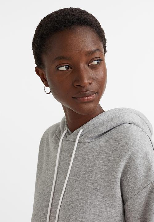 H&M - Hooded top - light grey marl