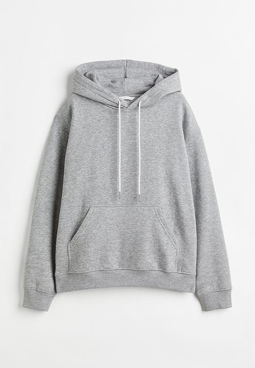 H&M - Hooded top - light grey marl