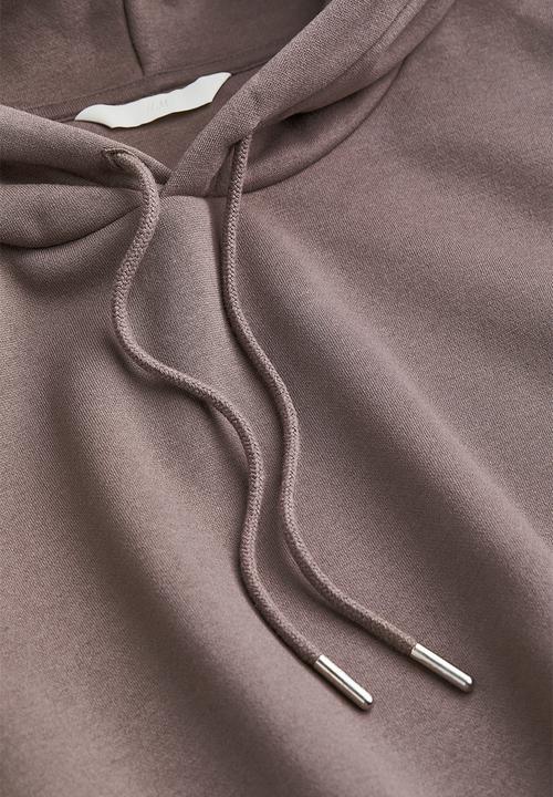 H&M - Hooded top - grey/beige