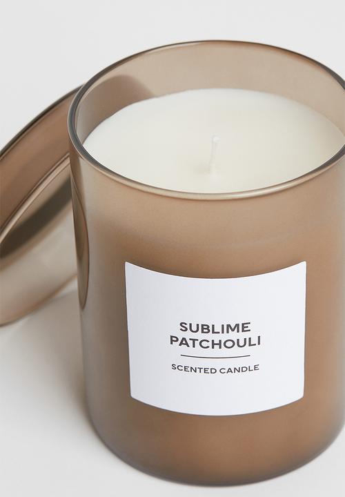 H&M - Scented candle in glass holder - grey/multi