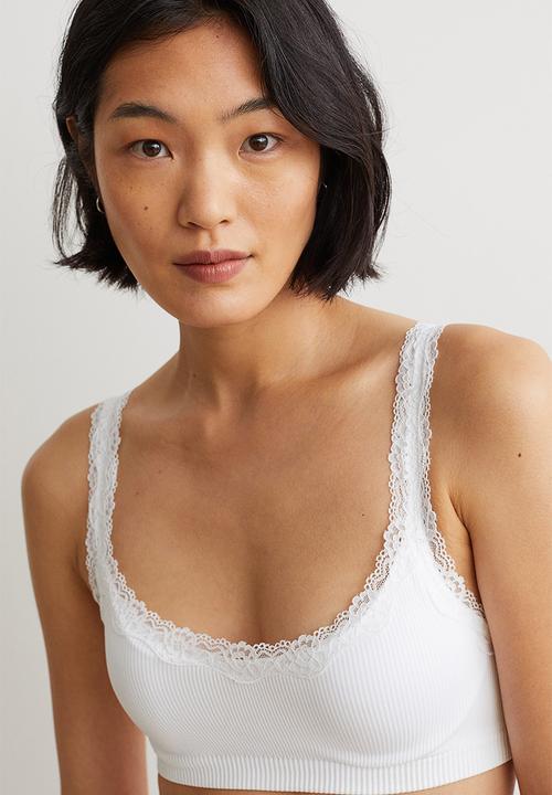 H&M - Seamless push-up bra - white