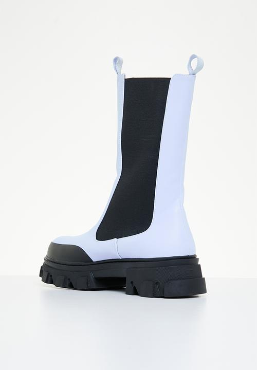 Public Desire - Kira chelsea boot - blue & black