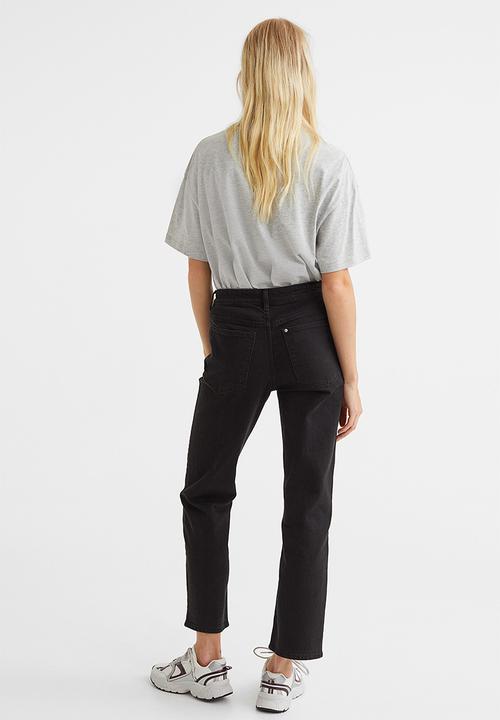 H&M - Oversized printed T-shirt - light grey marl/acdc