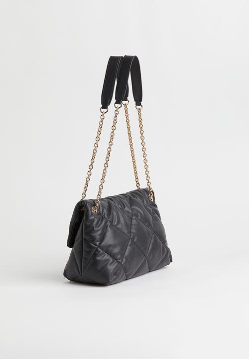 H&M - Quilted shoulder bag - black 