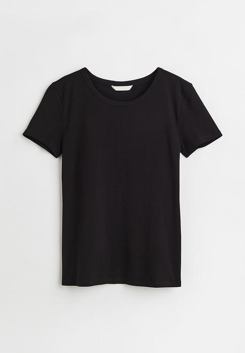 H&M - Jersey top - black