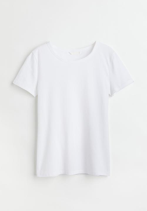 H&M - Jersey top - white