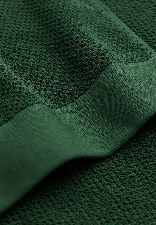 H&M - Cotton terry bath towel - green