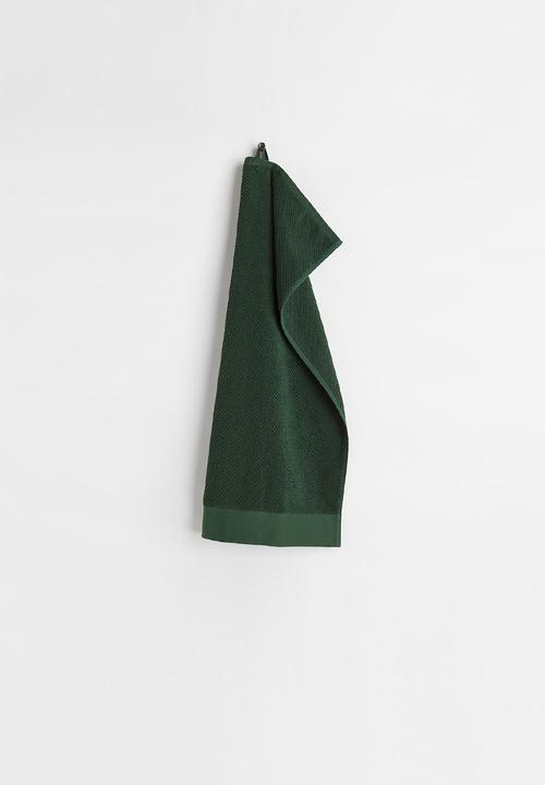 H&M - Cotton terry hand towel - green