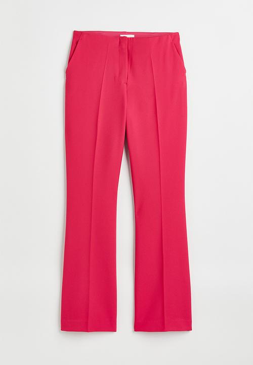 H&M - Flared trousers - cerise