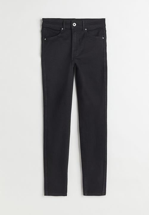 H&M - Skinny high ankle jeans - black