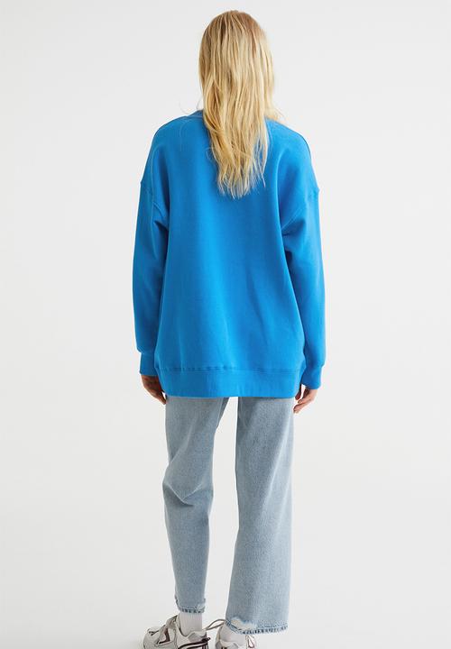 H&M - Printed sweatshirt - blue/san francisco