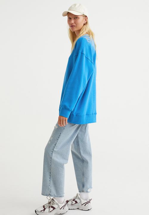H&M - Printed sweatshirt - blue/san francisco
