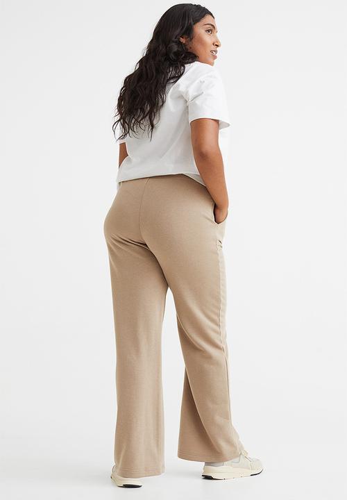 H&M - Straight sweatpants - beige