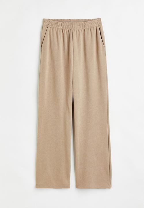 H&M - Straight sweatpants - beige