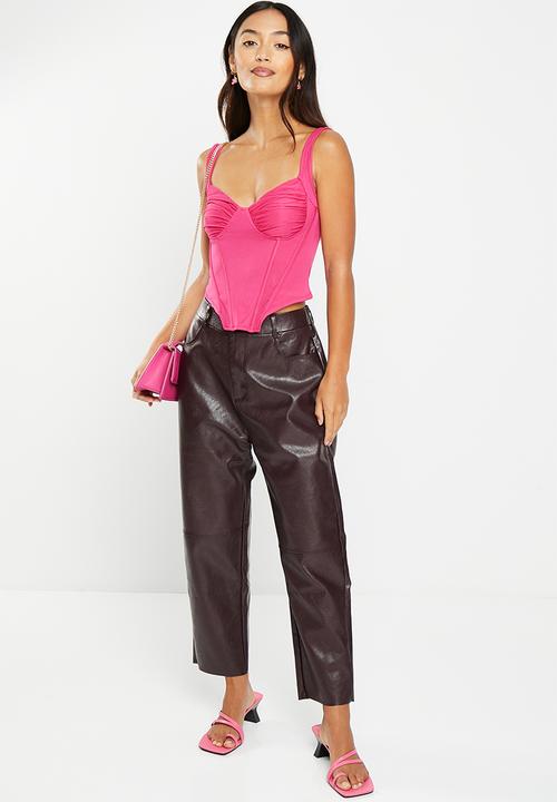 dailyfriday - Corset top - hot pink