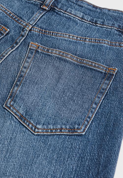 H&M - Wide high jeans - denim blue