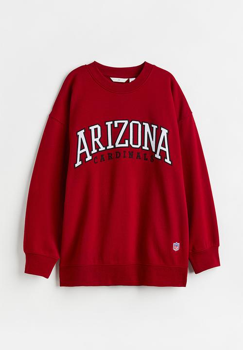 H&M - Oversized sweatshirt - dark red/arizona cardinals