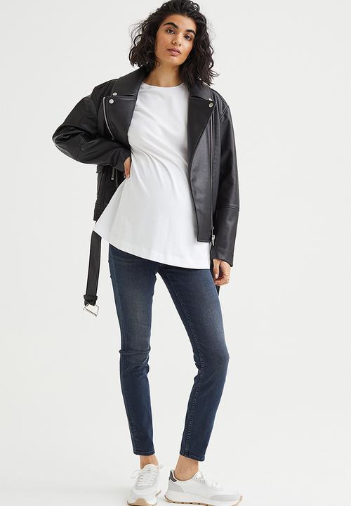 H&M - Mama super skinny jeans - dark denim blue