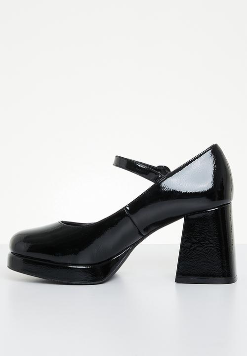Steve Madden - Mingle block heel - black patent