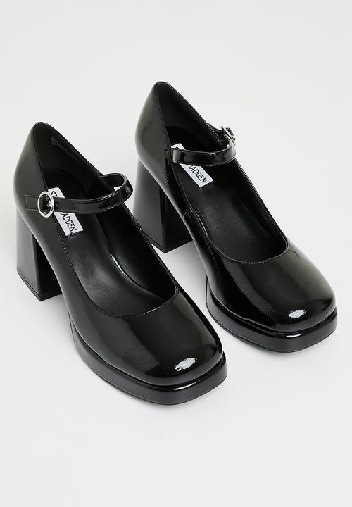Steve Madden - Mingle block heel - black patent
