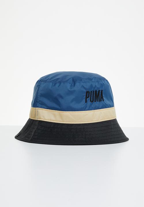 PUMA - Prime bucket hat- lake blue & black