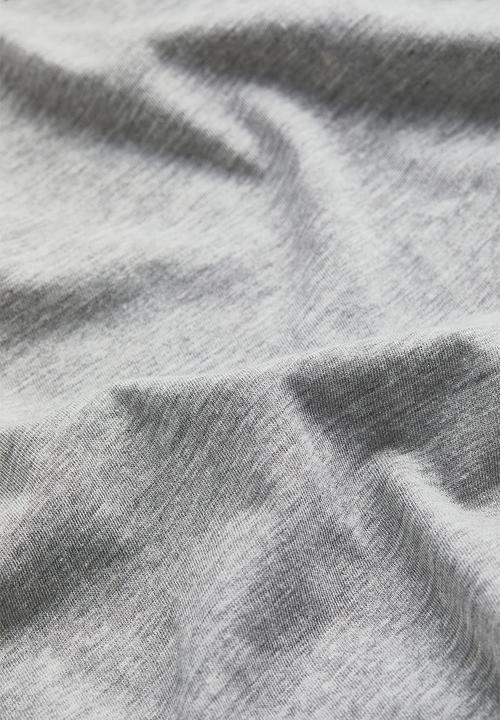 H&M - Cotton T-shirt - light grey marl