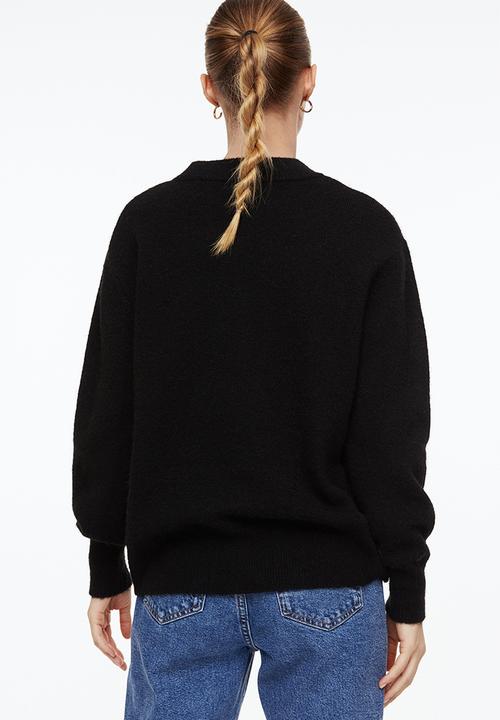 H&M - Knitted jumper - black