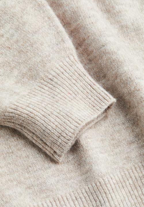 H&M - Knitted jumper - light beige marl