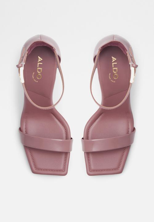 ALDO - Renza leather heel - medium pink 